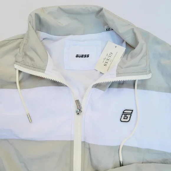 GUESS Men's Nowell Zip-Up Jacket sz L - Picture 6 of 8